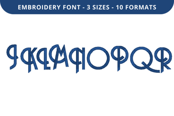 Anders Font J to R Embroidery Font Review