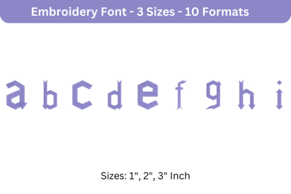 Arrowhead Lake Font Lowercase a to I