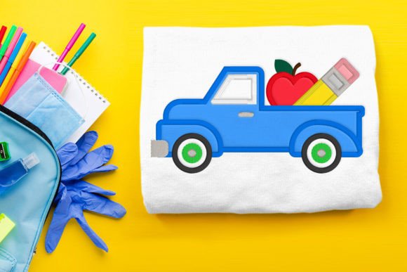 Back to School Vintage Truck Applique Review