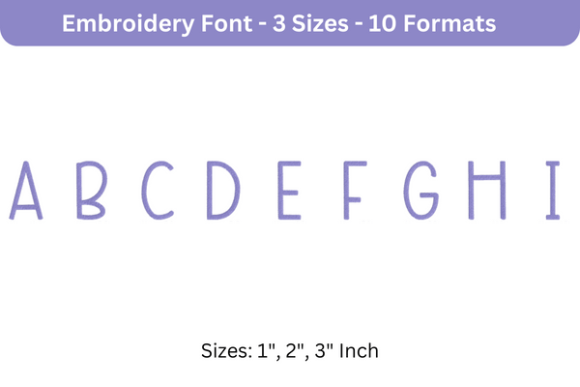 Beautiful Font Uppercase A-I: Review for Branded Merch