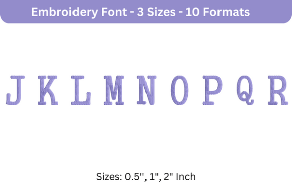 Executive Font Uppercase J to R: A Practical Embroidery Designer’s Review