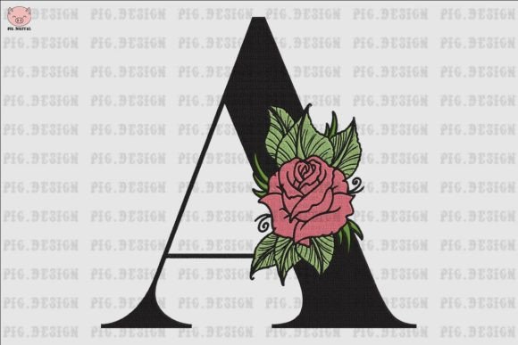 Flower Rose Font A Review for Small Business Embroidery