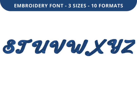 Mantajo Font S to Z: Craft Fair Embroidery Review