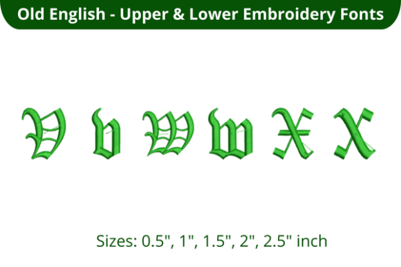 Old English Font VWX: A Practical Embroidery Review