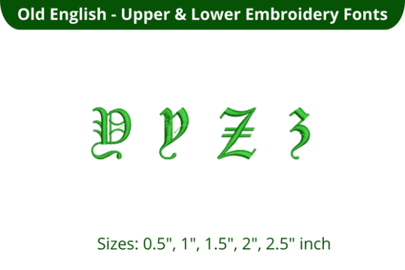 Old English Font YZ: A Seasonal Stitch Review
