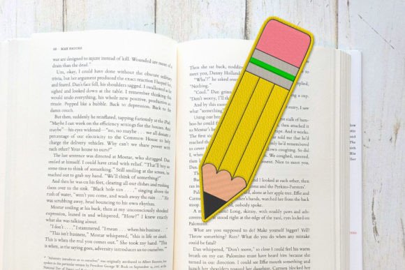 Pencil Bookmark: Back-to-School Stitching Delight