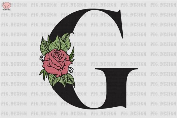 Reviewing Flower Rose Font G for Seasonal Embroidery