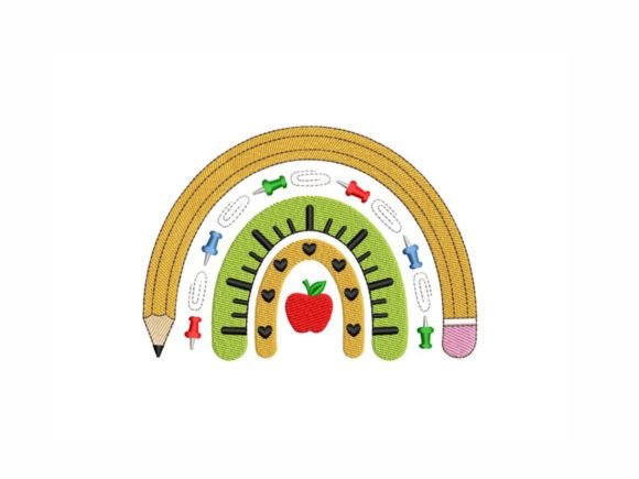 Teacher Rainbow Embroidery Review for Small Business