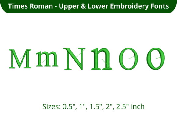 Times Roman Font MNO: Seasonal Embroidery Review